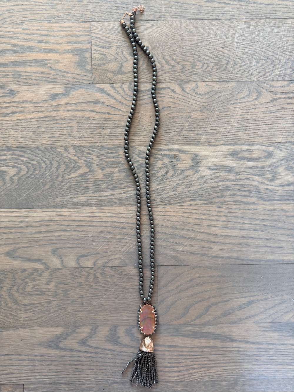 Kendra Scott Beaded Tassel Pendant Necklace - Brown